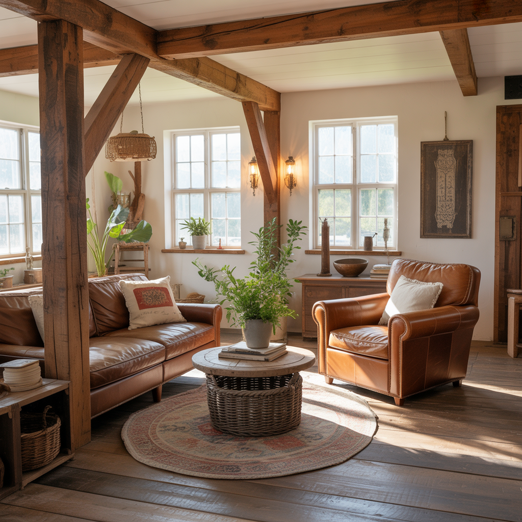 ideas rustic living room