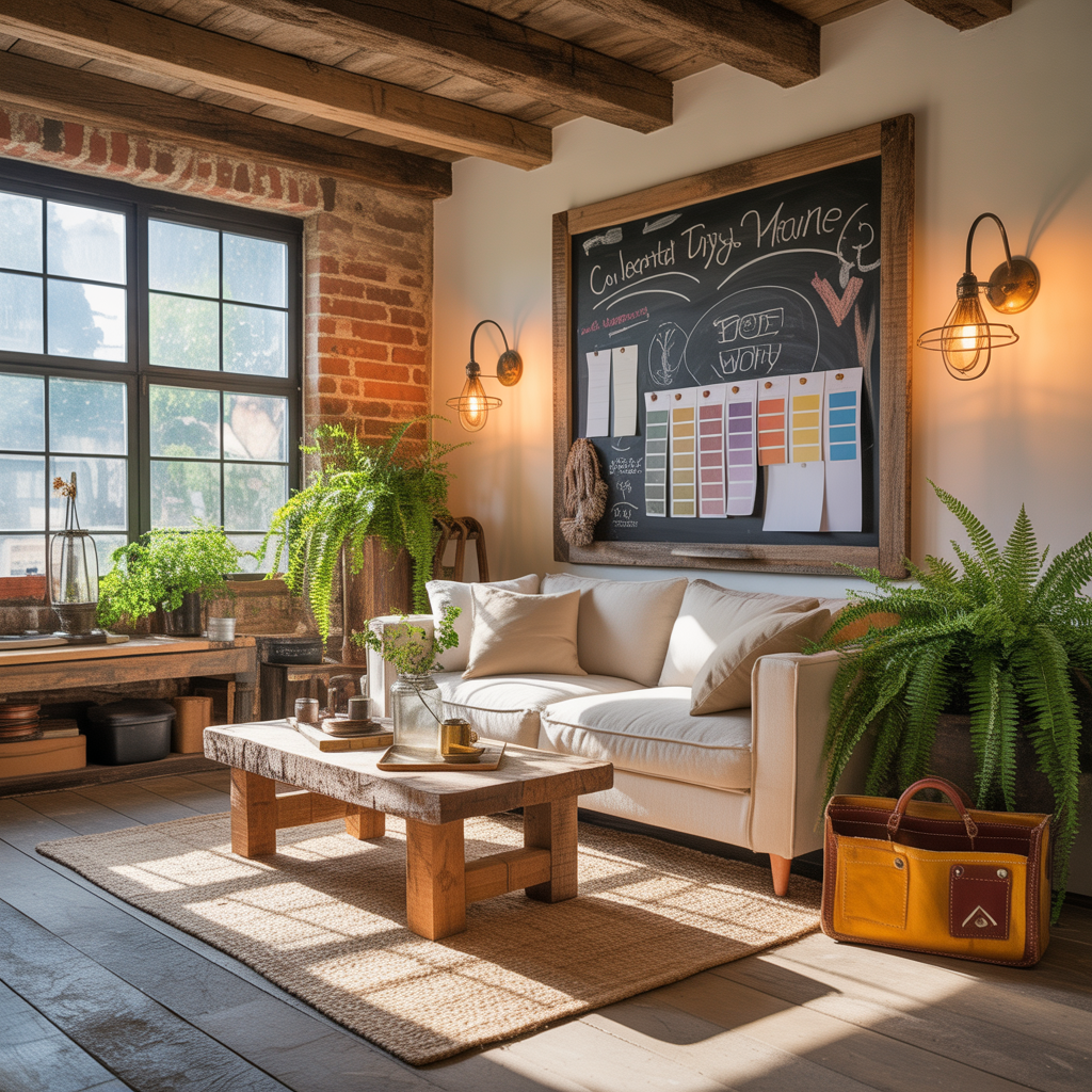 ideas rustic living room