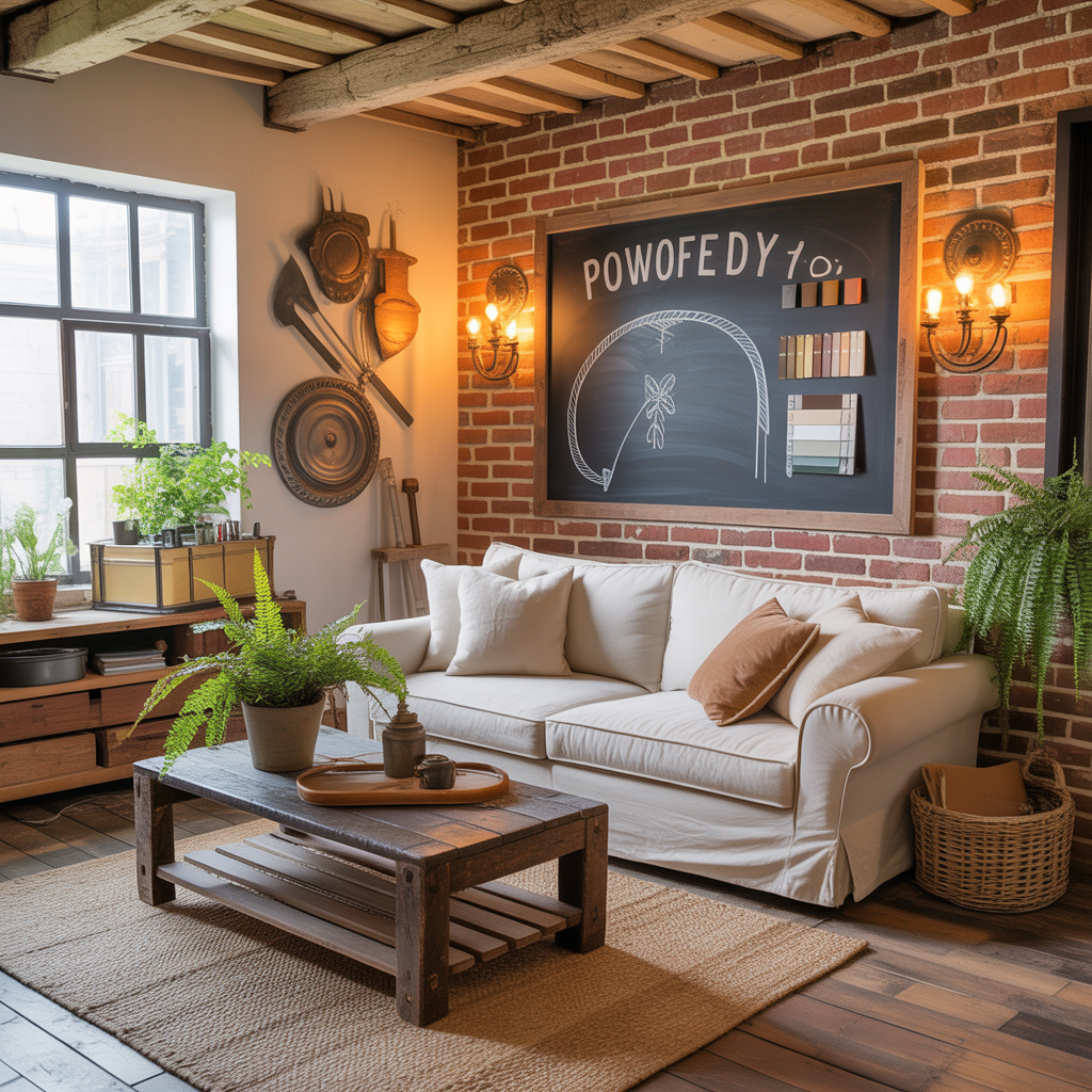 ideas rustic living room