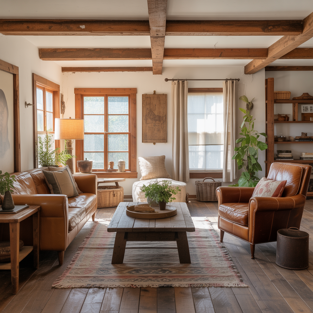 ideas rustic living room