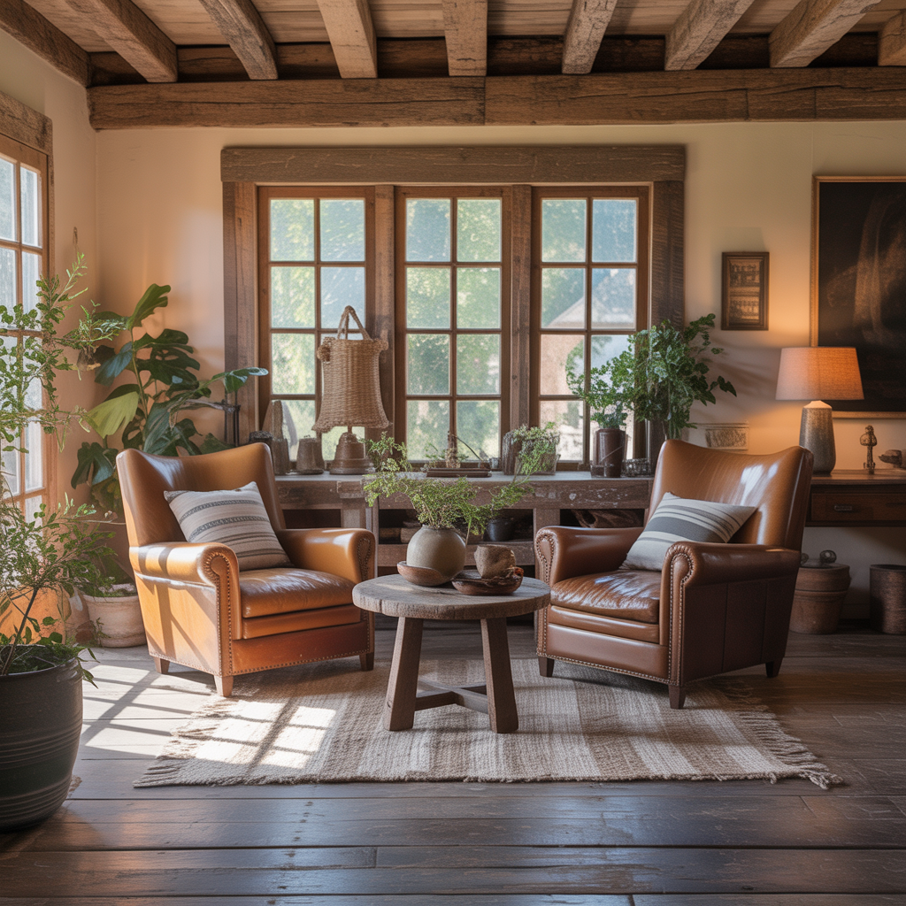 ideas rustic living room