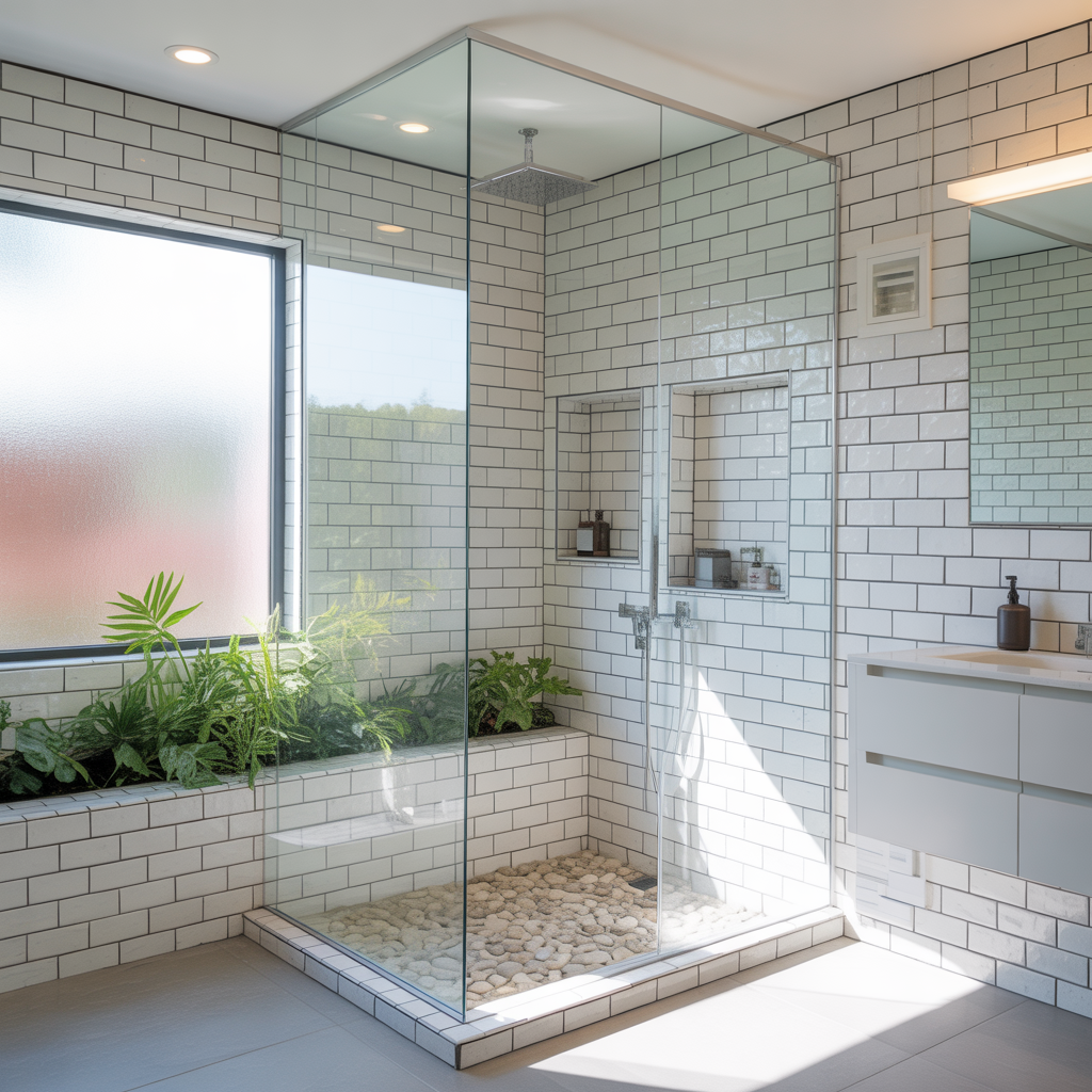 ideas small bathroom walk in shower