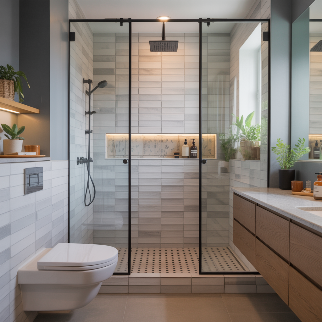 ideas small bathroom walk in shower