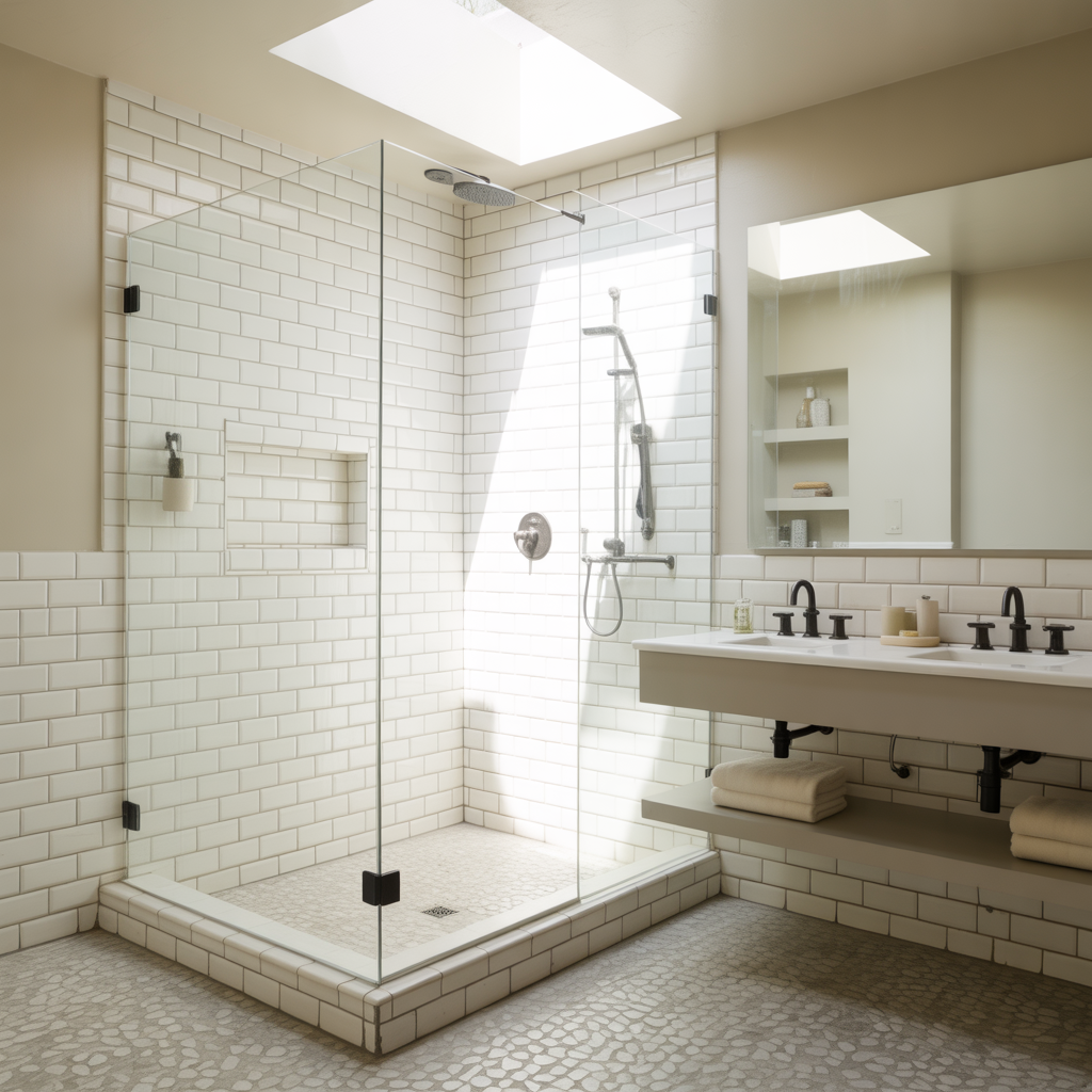 ideas small bathroom walk in shower
