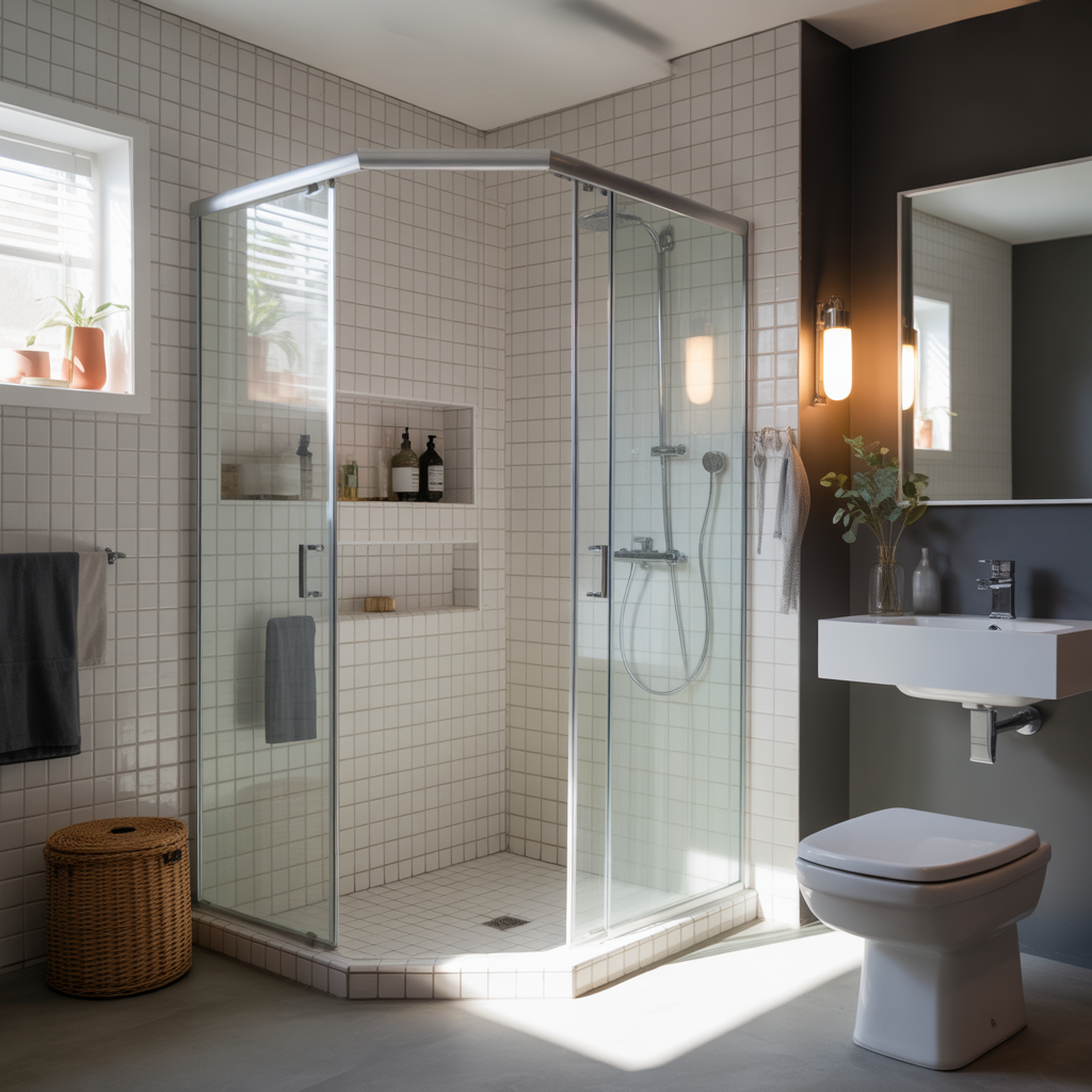ideas small bathroom walk in shower
