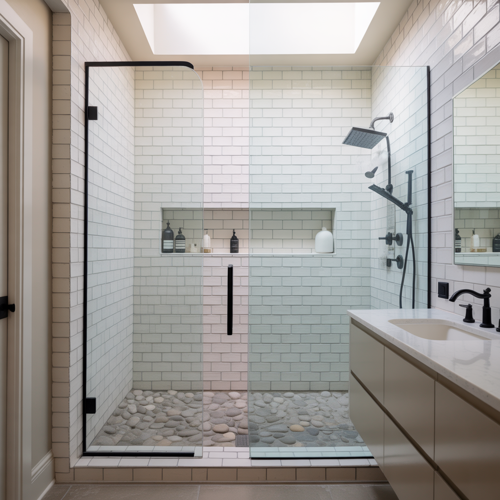 ideas small bathroom walk in shower