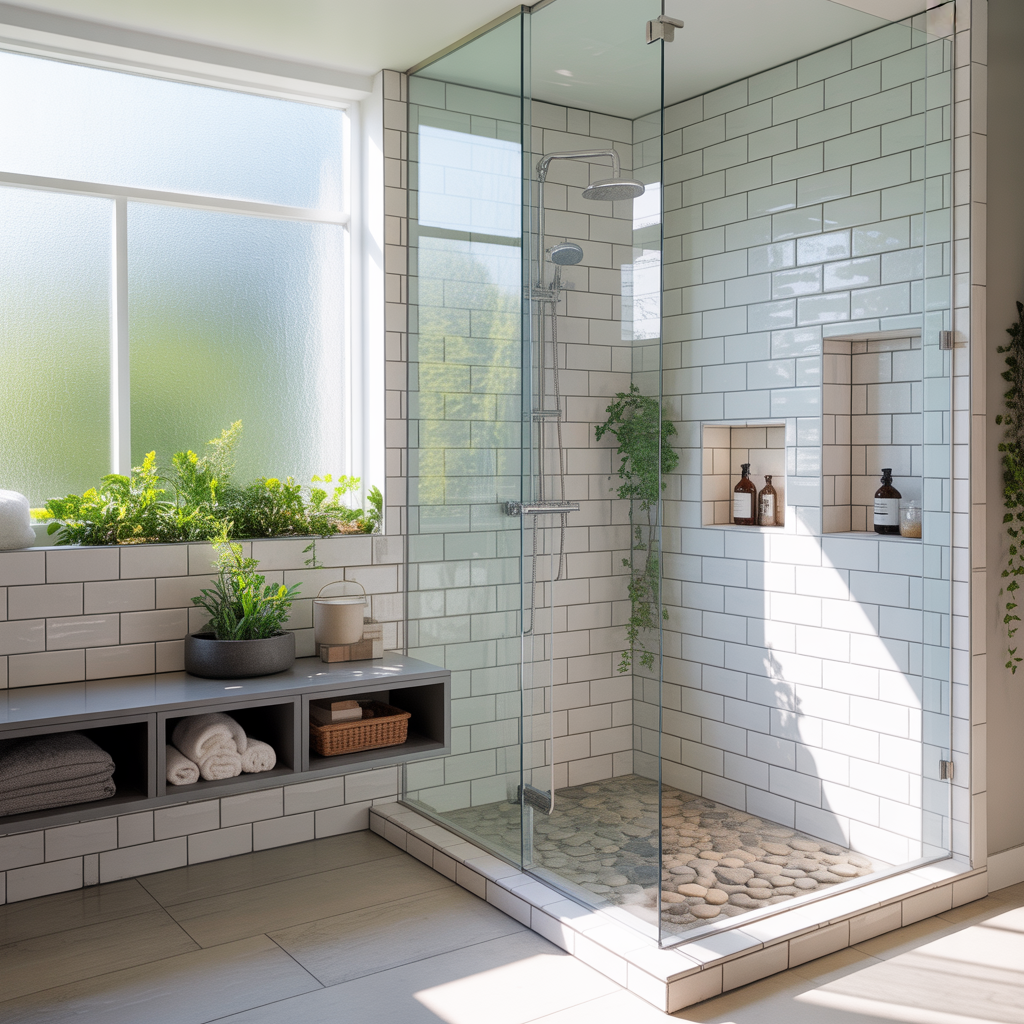 ideas small bathroom walk in shower
