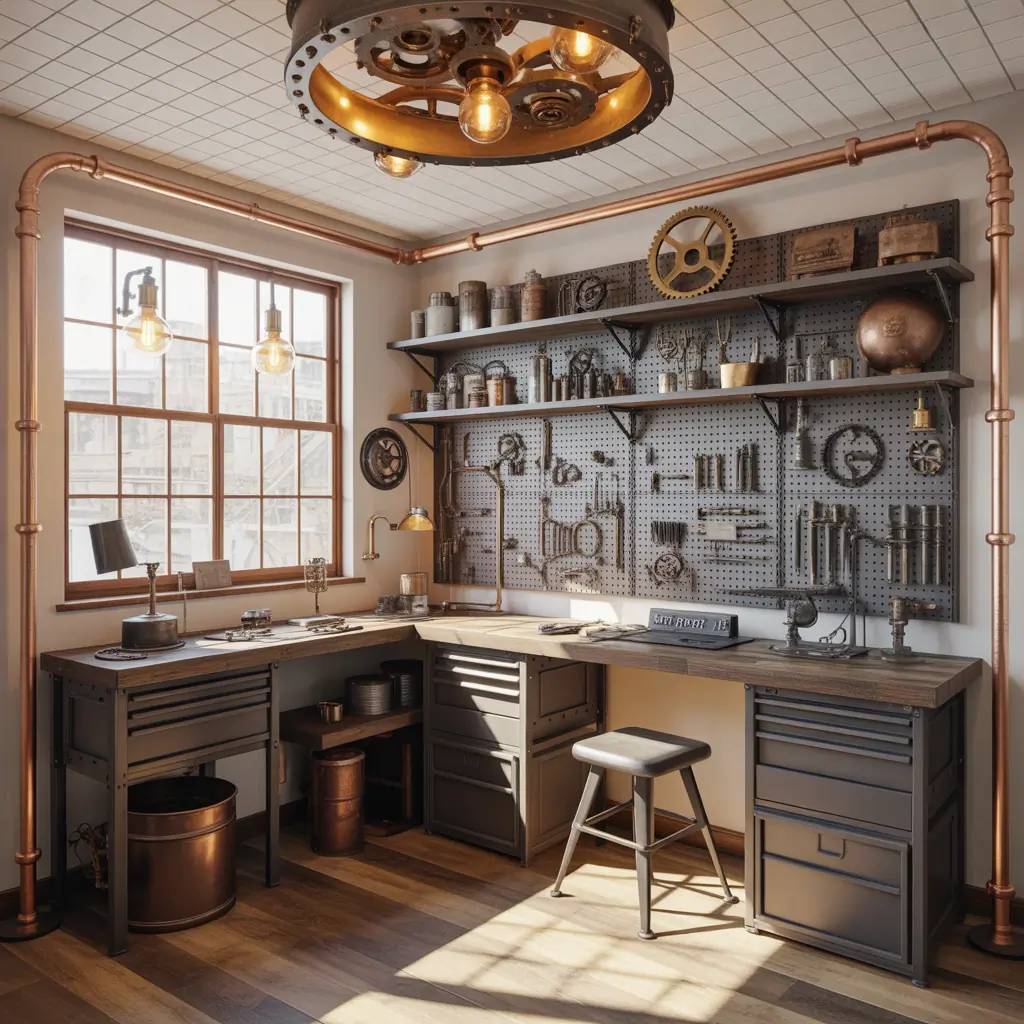 ideas steampunk room