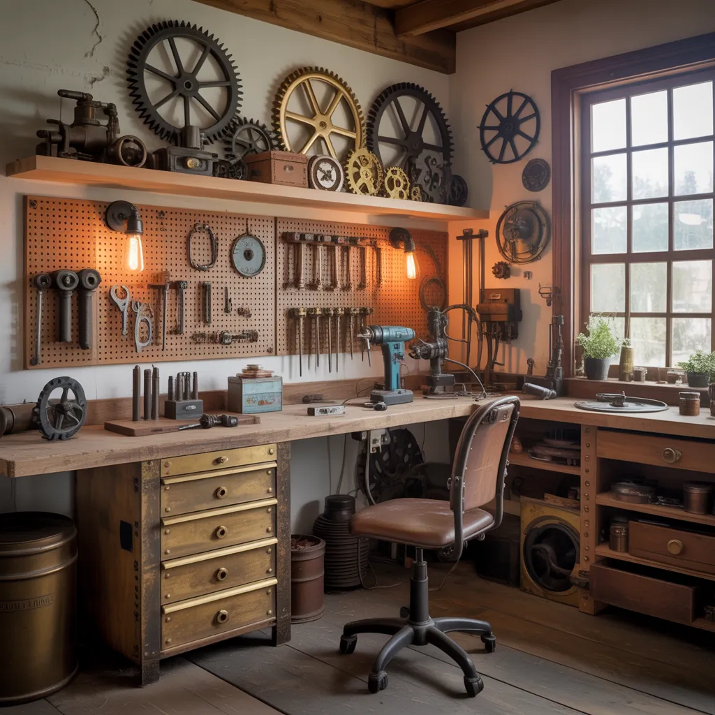 ideas steampunk room
