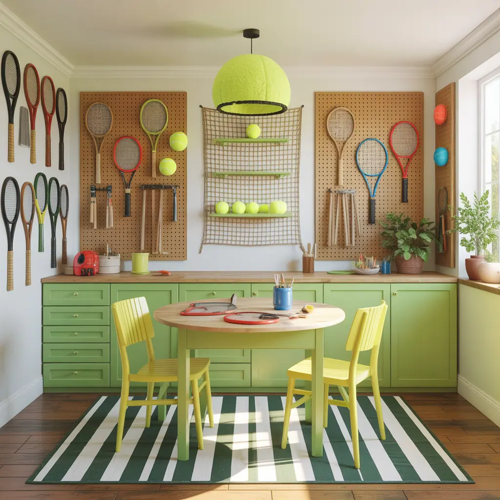 ideas tennis decoration