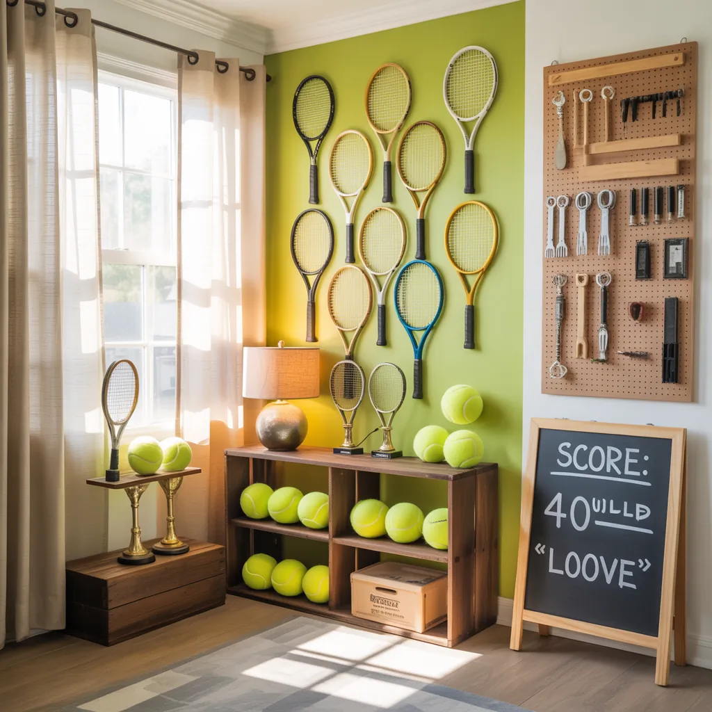 ideas tennis decoration