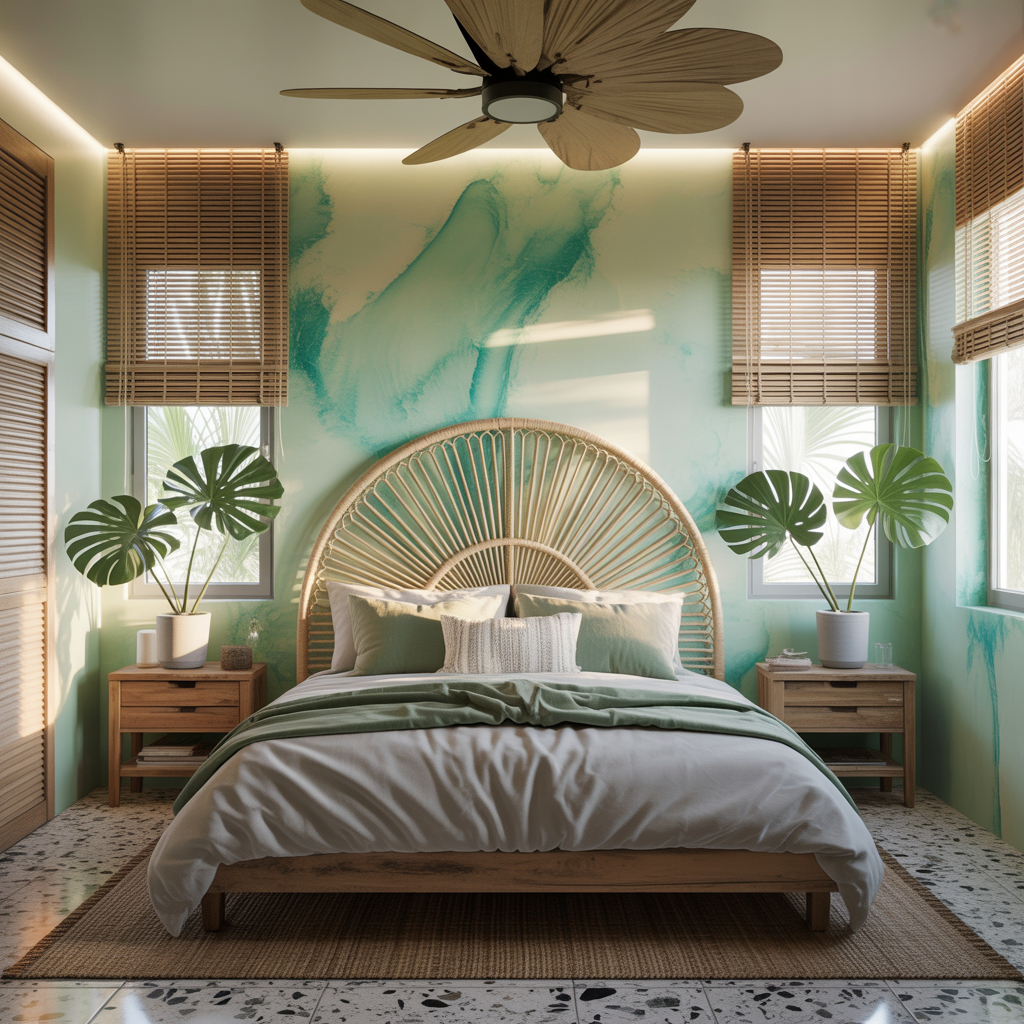 ideas tropical bedroom