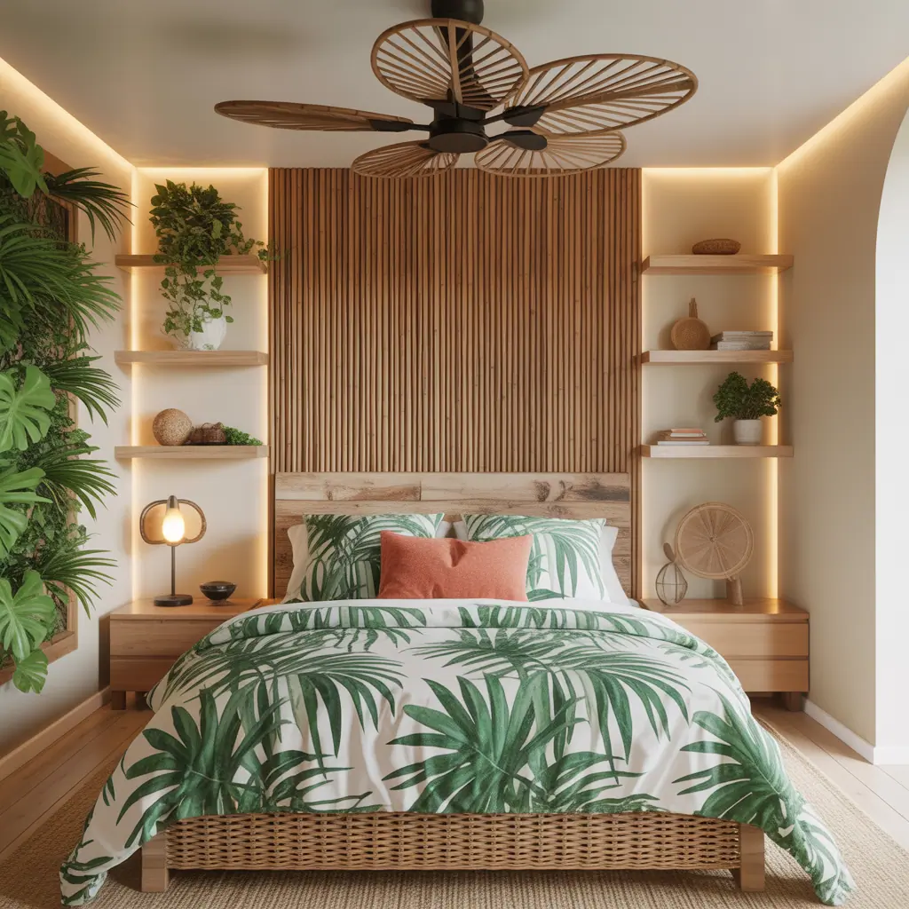 ideas tropical bedroom