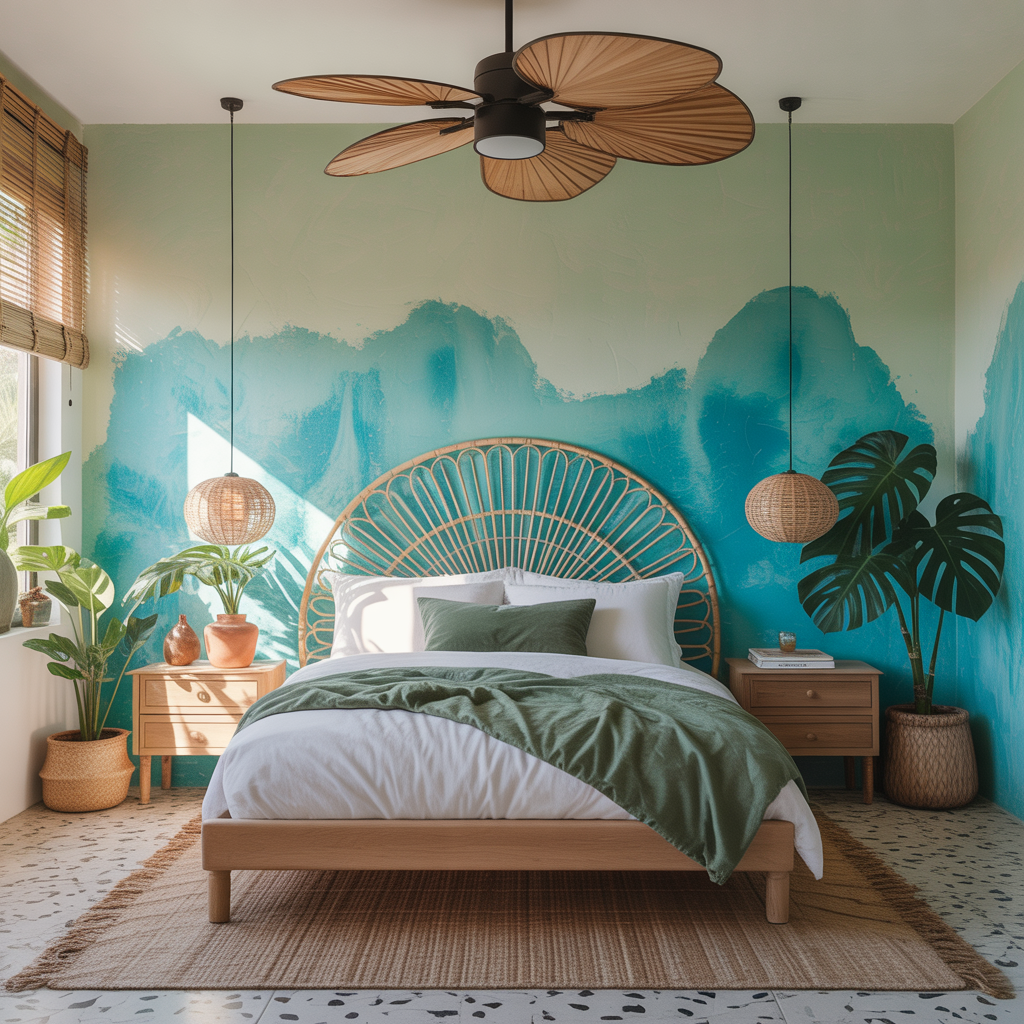 ideas tropical bedroom