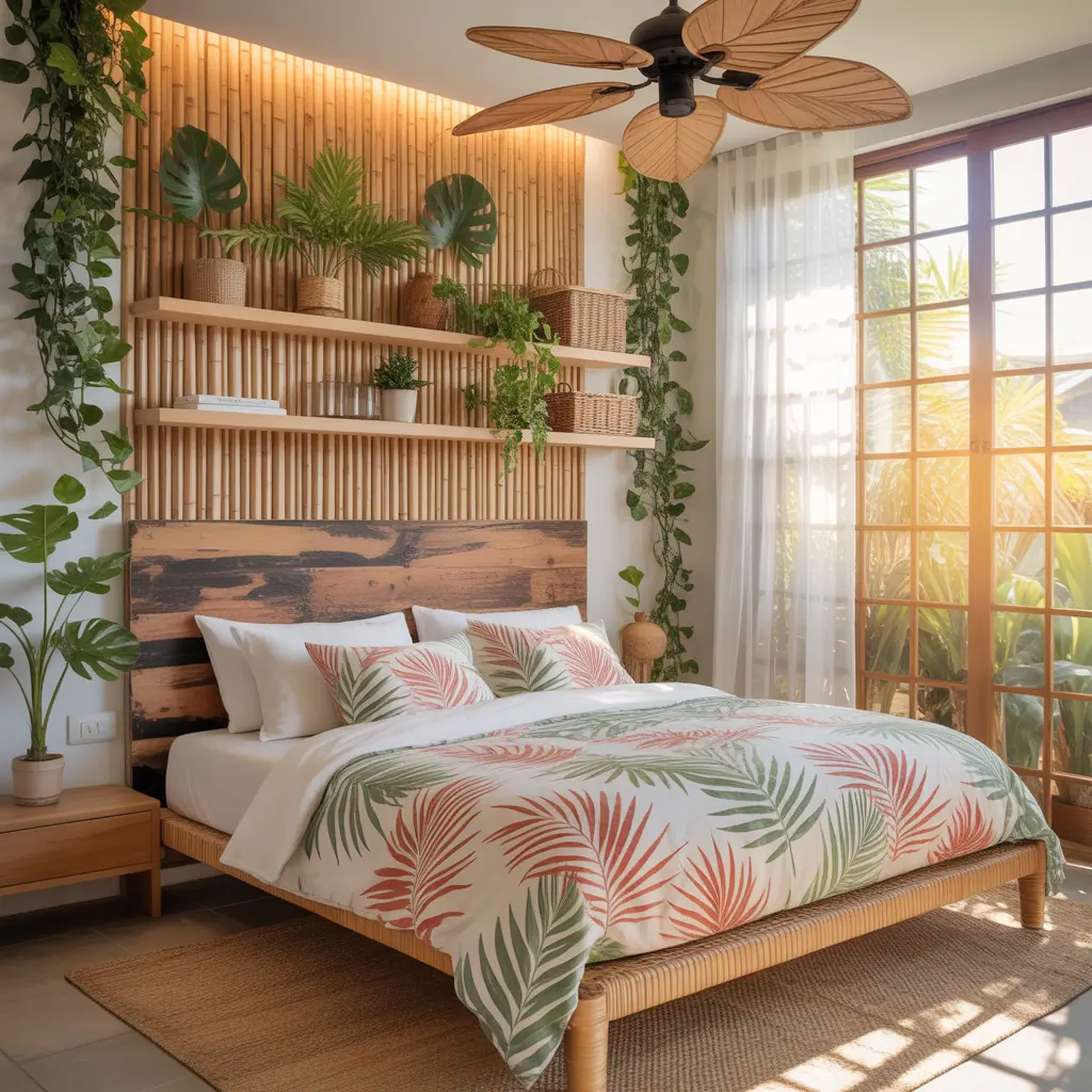 ideas tropical bedroom