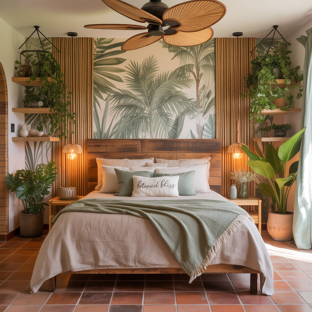 ideas tropical bedroom