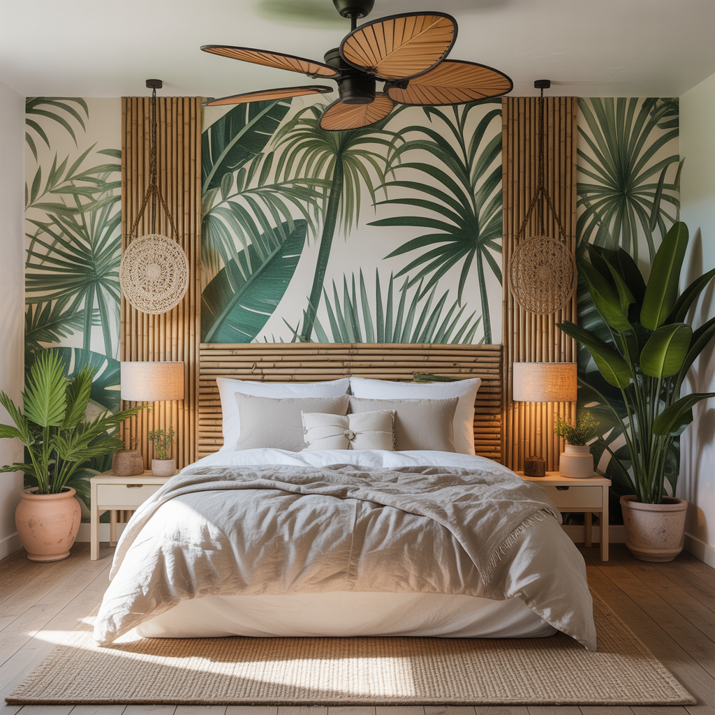 ideas tropical bedroom
