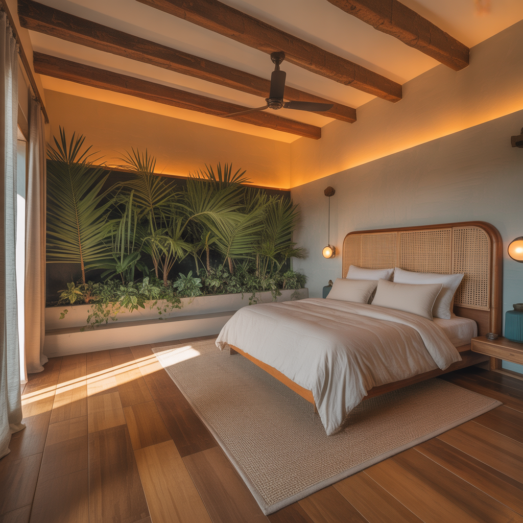 ideas tropical bedroom