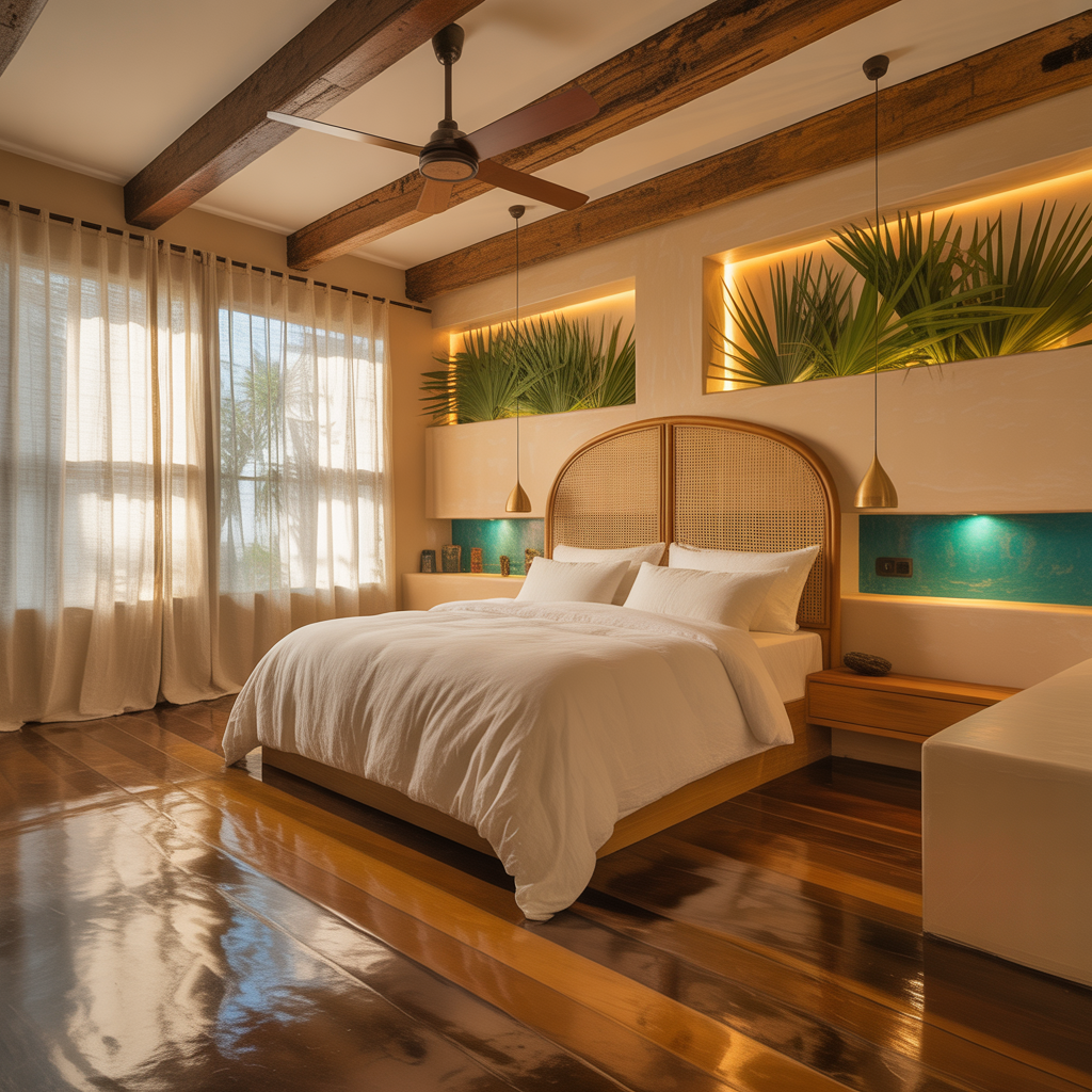 ideas tropical bedroom