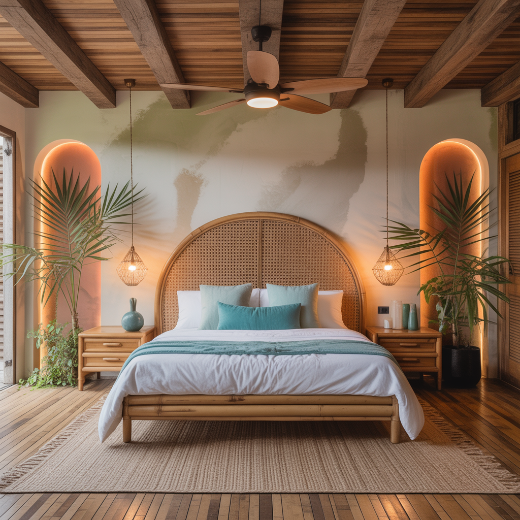 ideas tropical bedroom