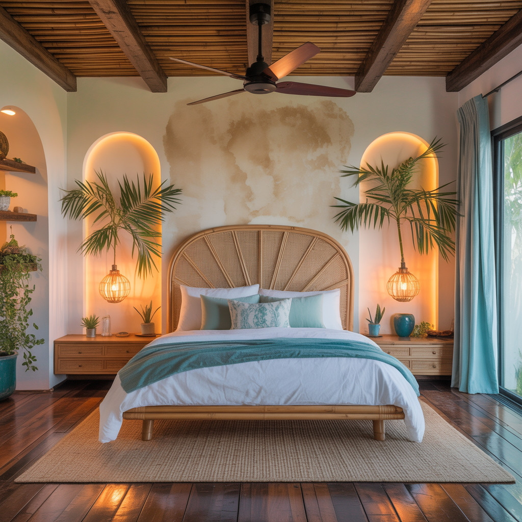 ideas tropical bedroom