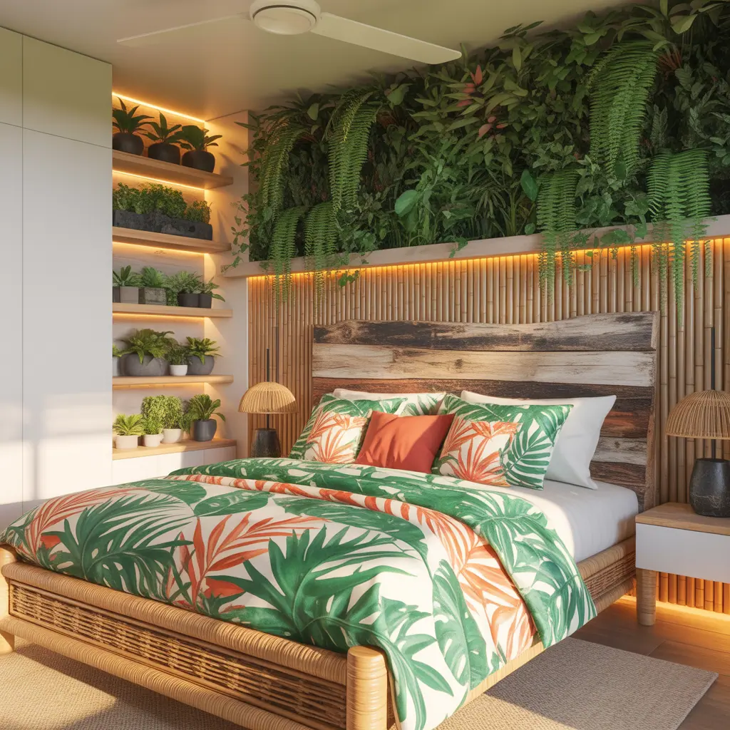 ideas tropical bedroom