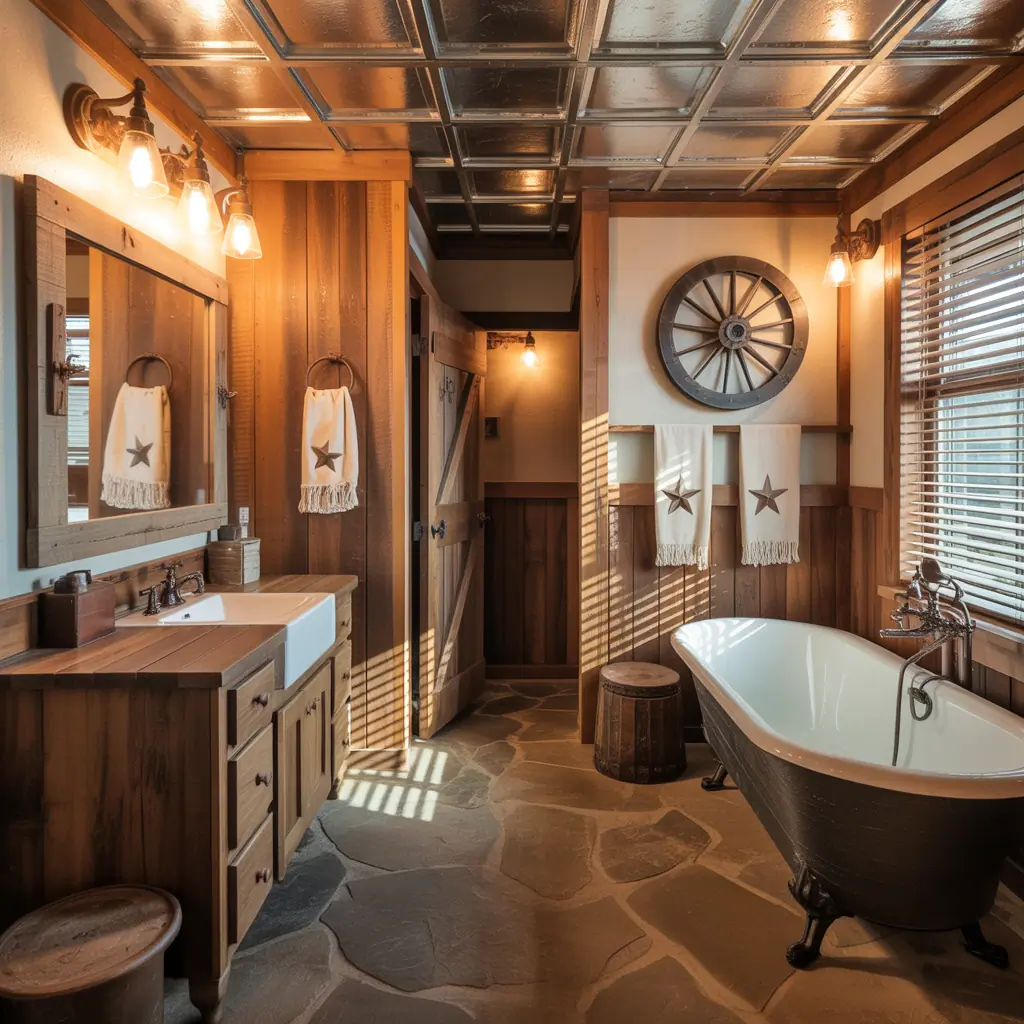 ideas western bathroom decor