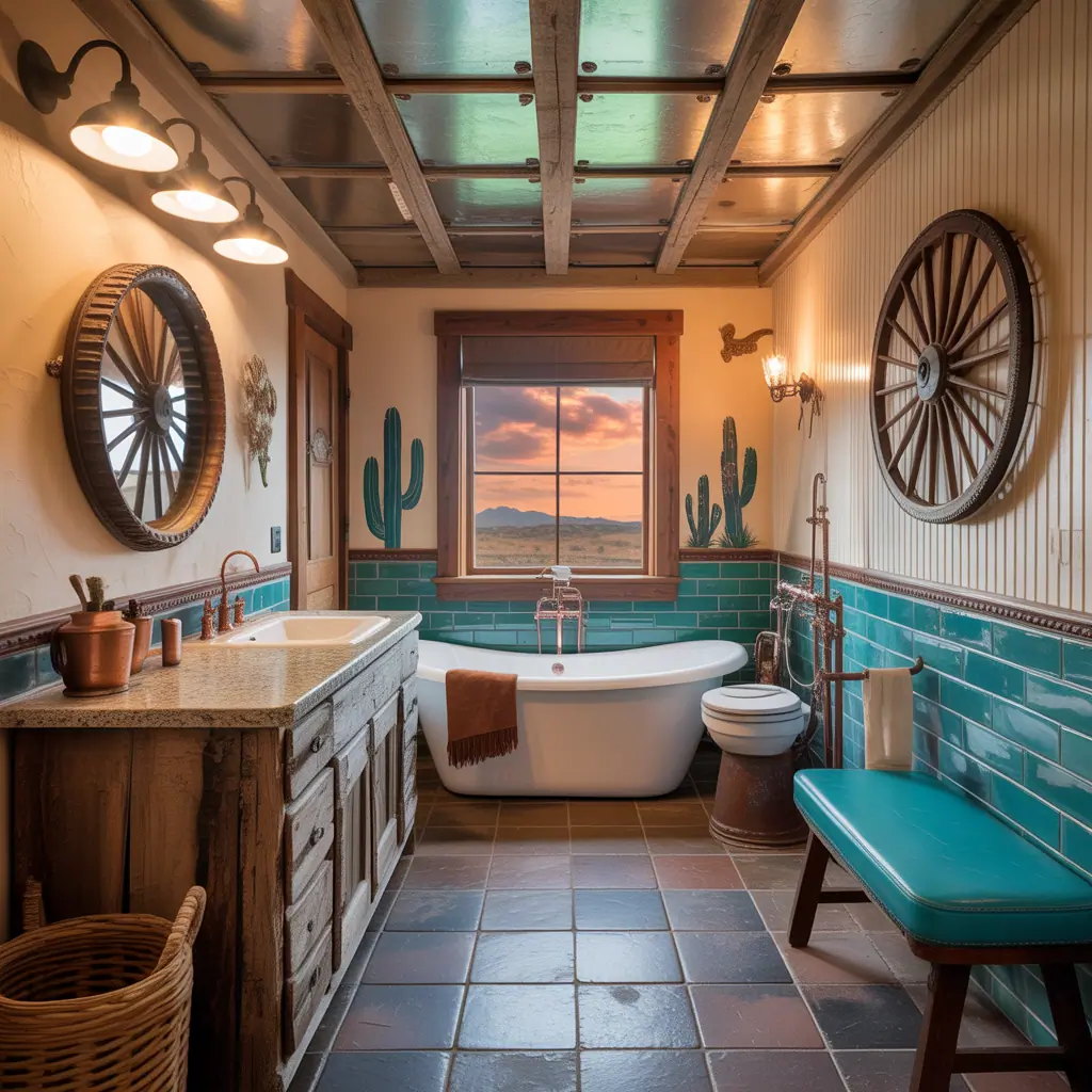 ideas western bathroom decor