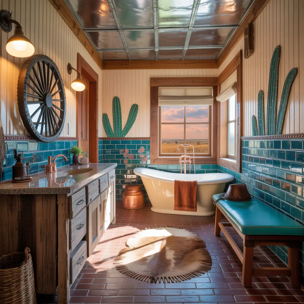 ideas western bathroom decor