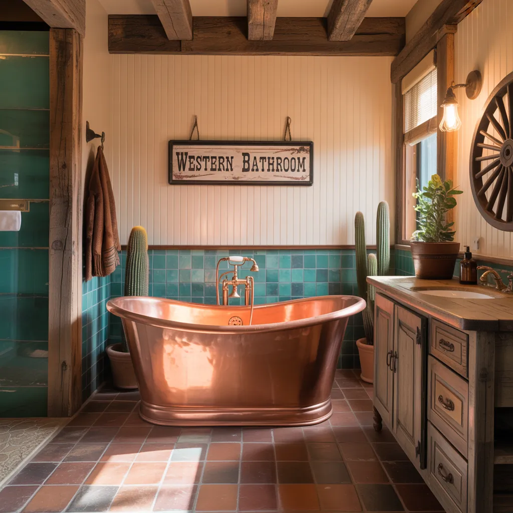 ideas western bathroom decor