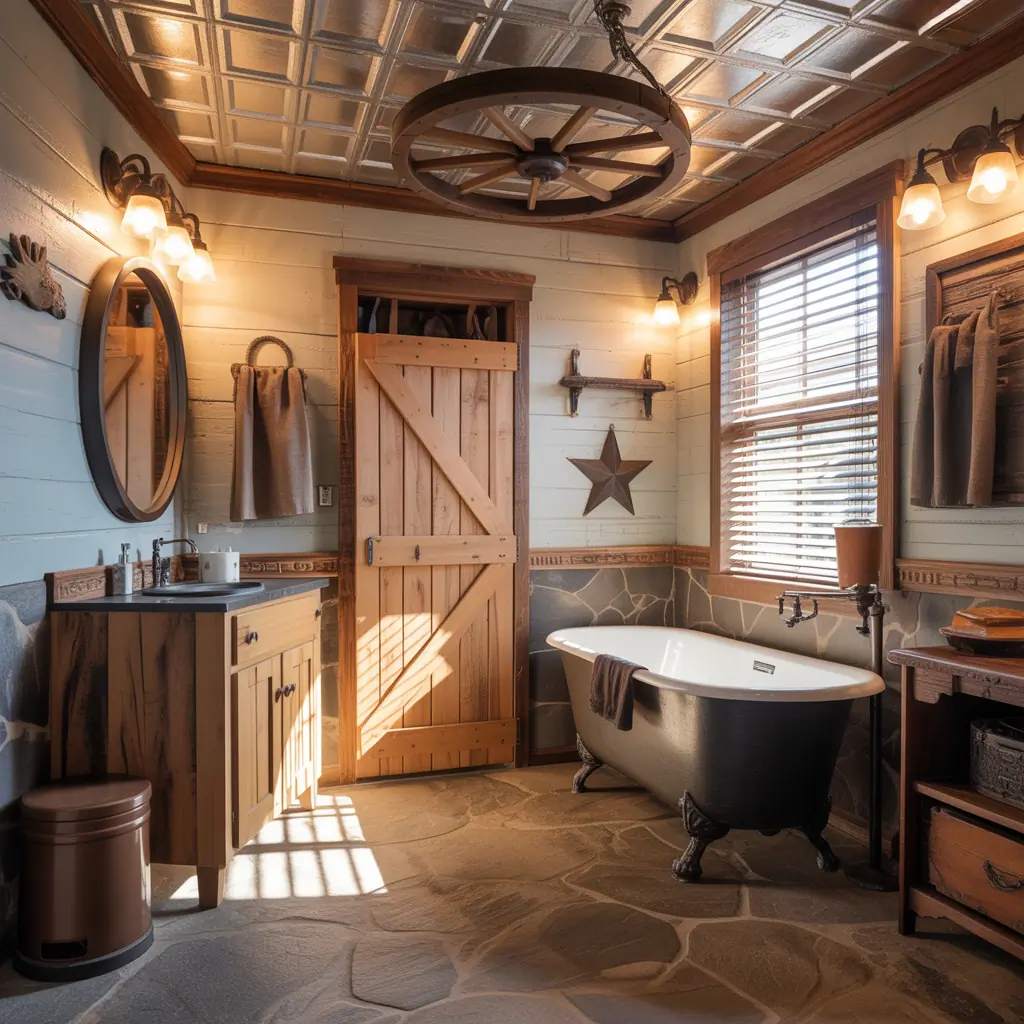 ideas western bathroom decor