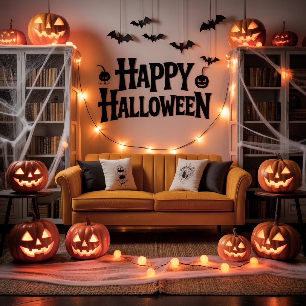 indoor halloween decor ideas