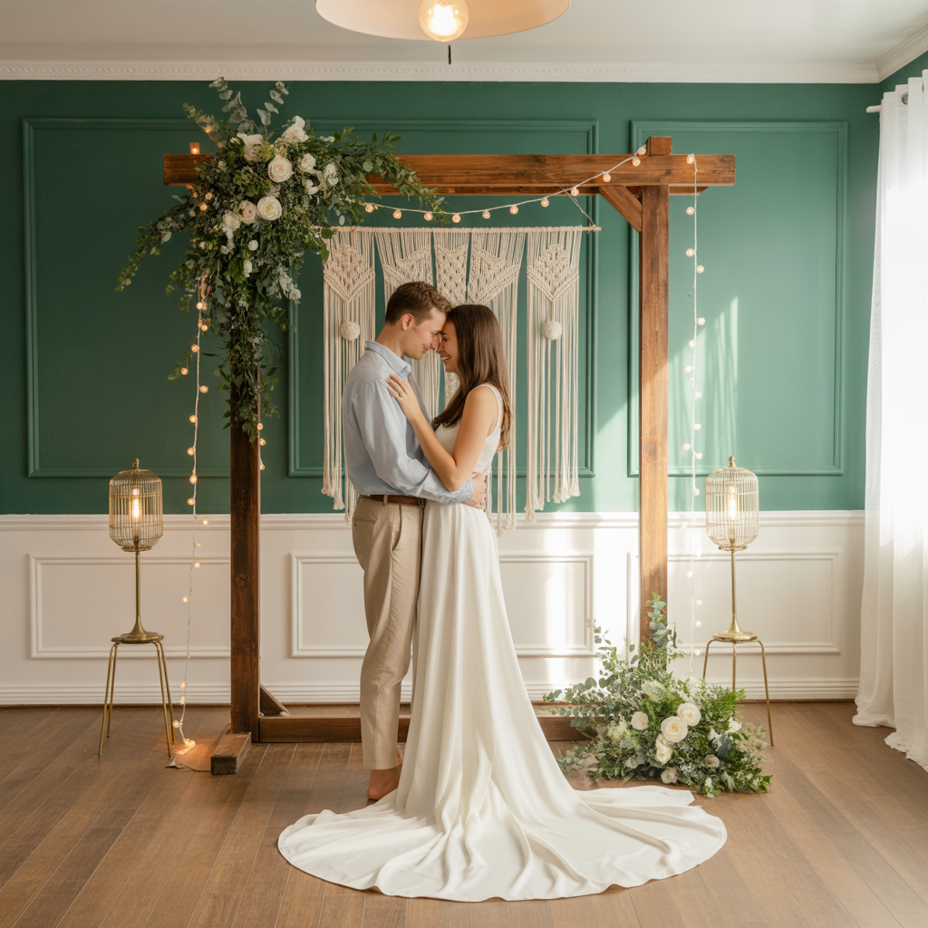 indoor wedding photo inspiration