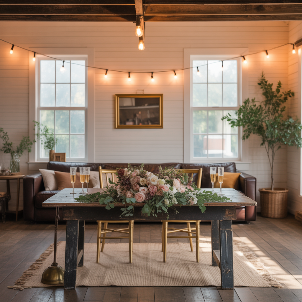 indoor wedding photo inspiration