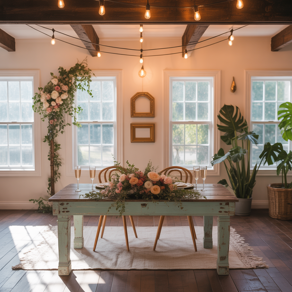 indoor wedding photo inspiration