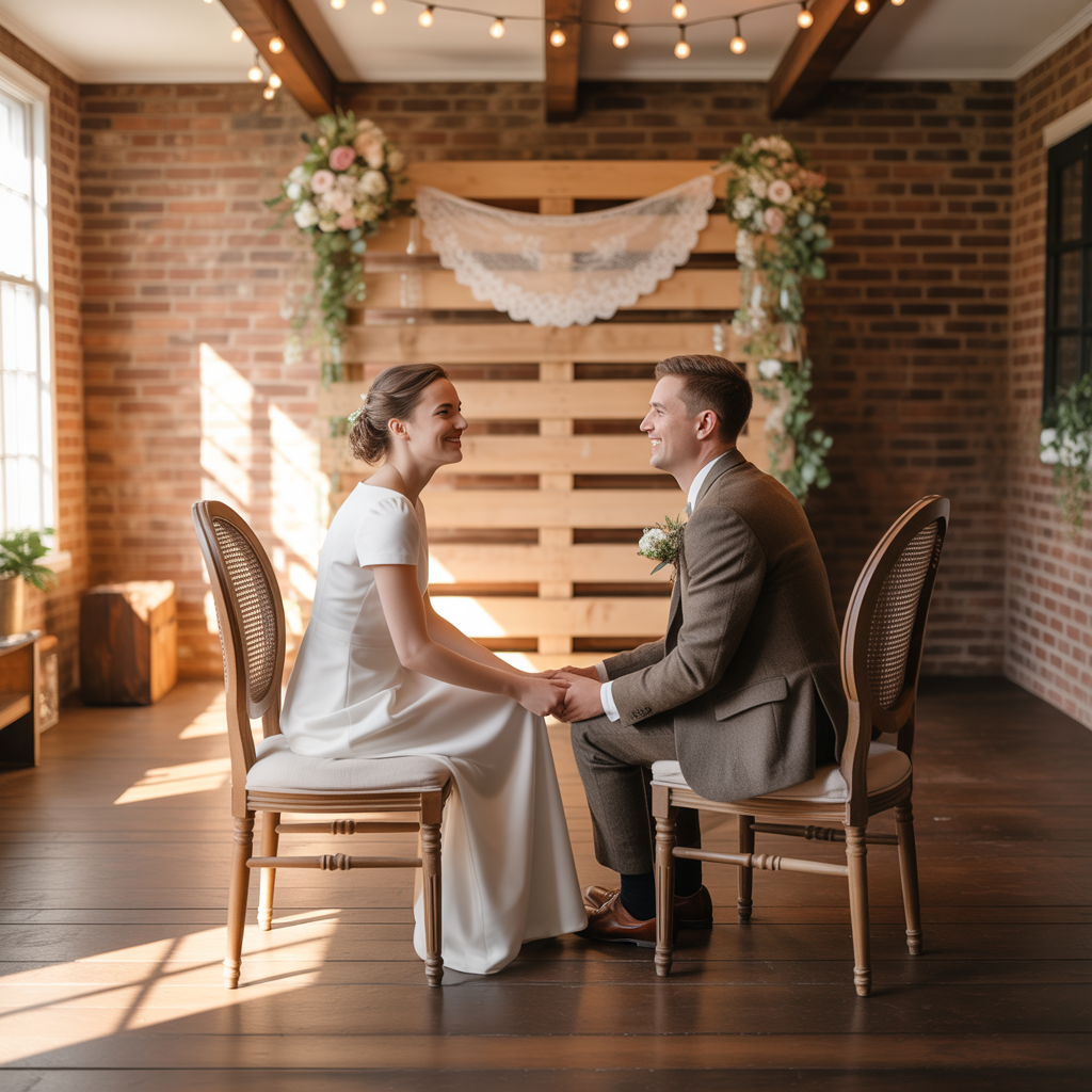 indoor wedding photo inspiration