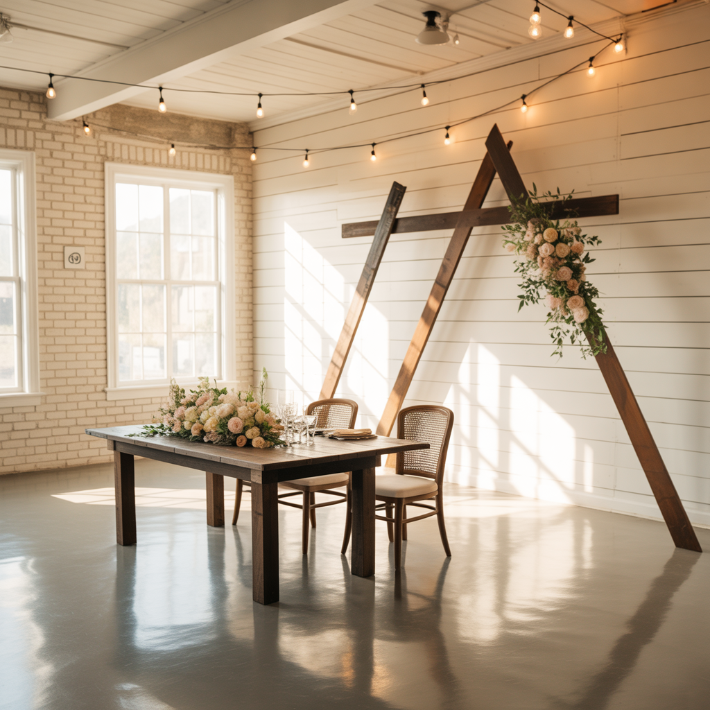 indoor wedding photo inspiration