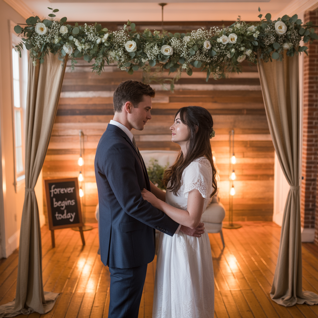 indoor wedding photo inspiration