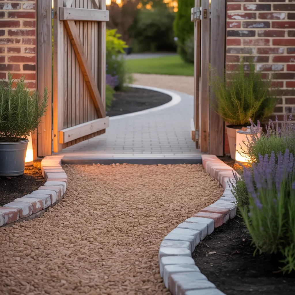 inexpensive driveway entrance ideas