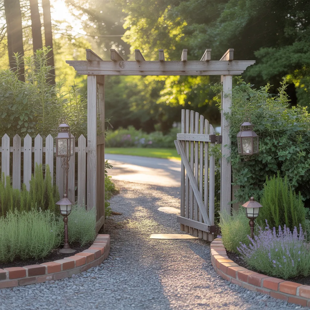 inexpensive driveway entrance ideas