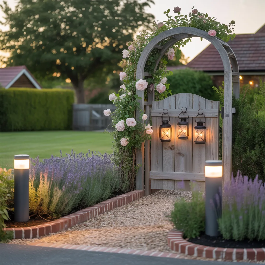 inexpensive driveway entrance ideas