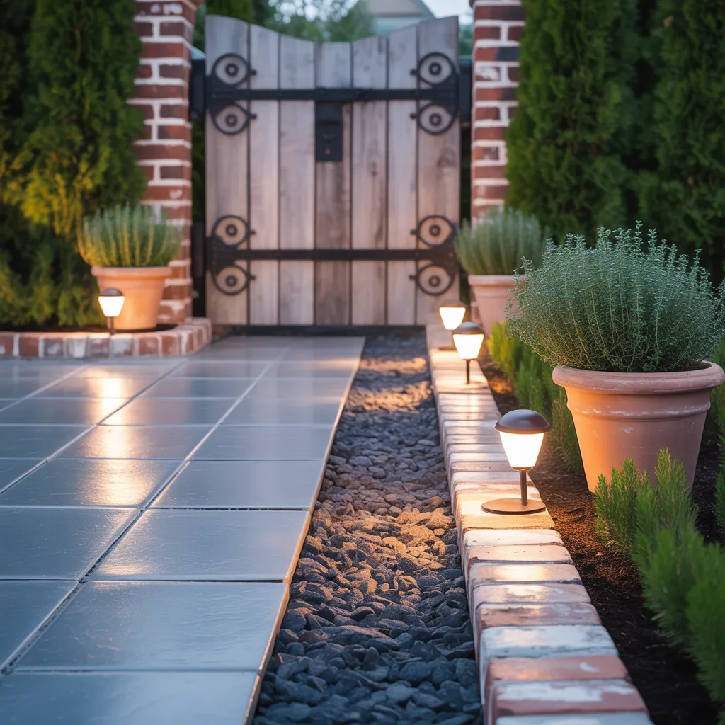 inexpensive driveway entrance ideas