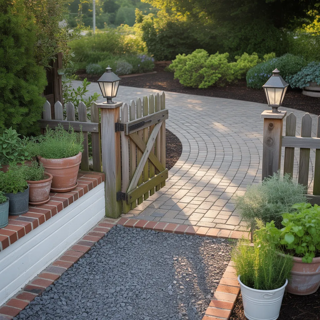 inexpensive driveway entrance ideas