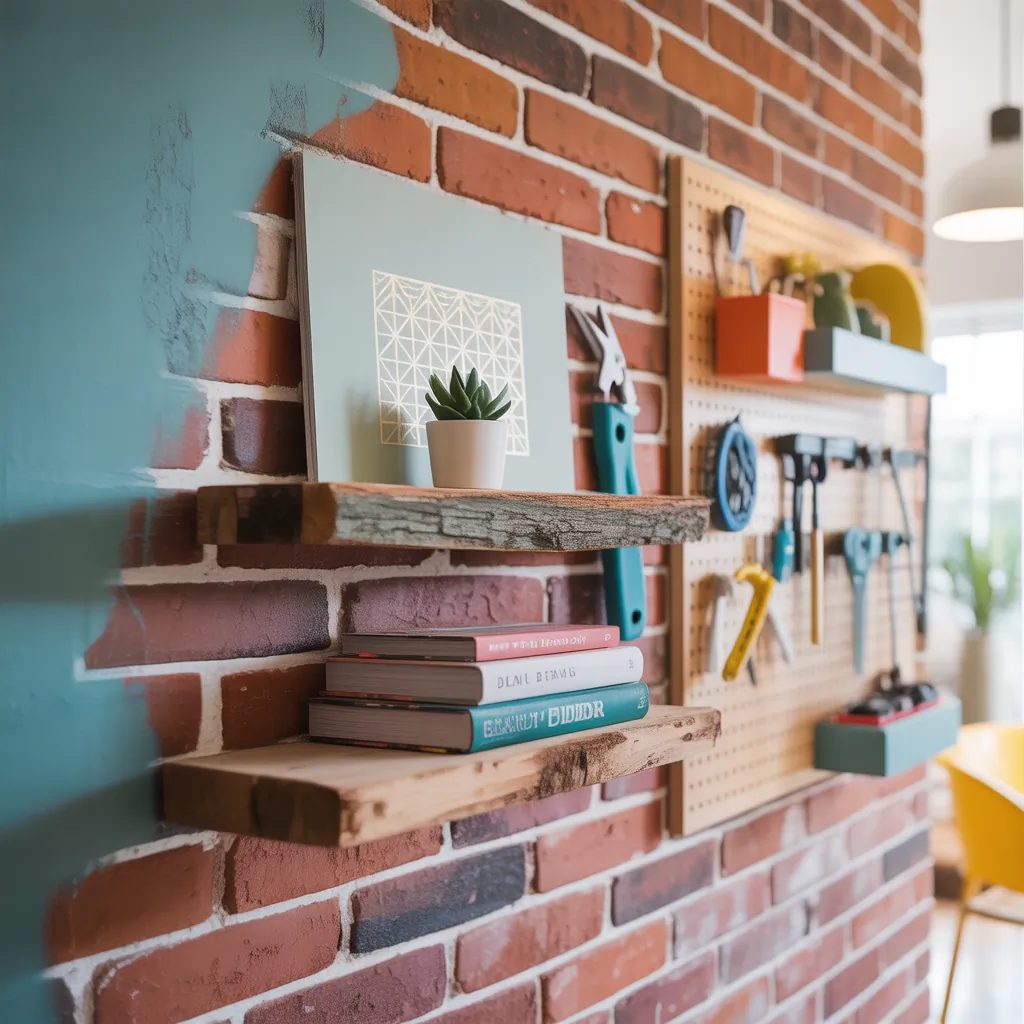 interior brick wall painting ideas