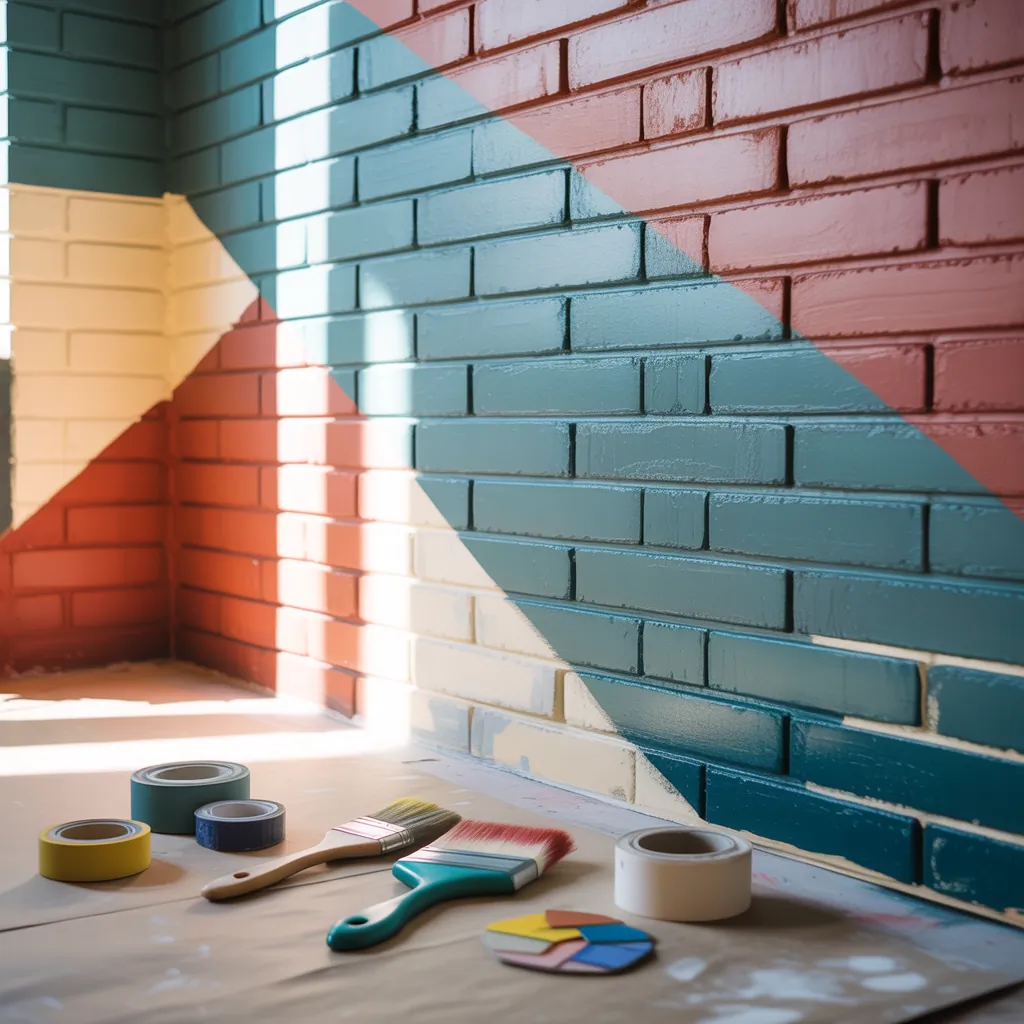 interior brick wall painting ideas