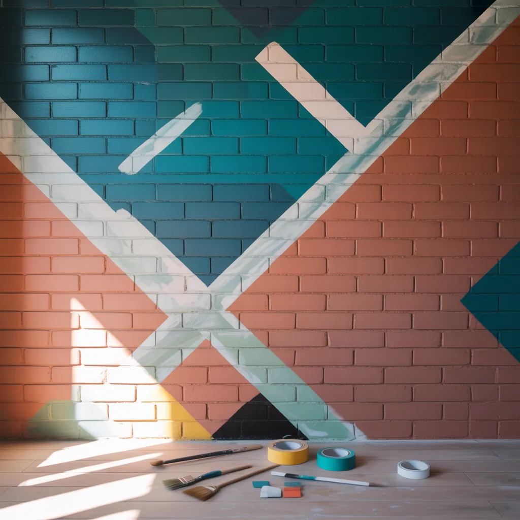 interior brick wall painting ideas