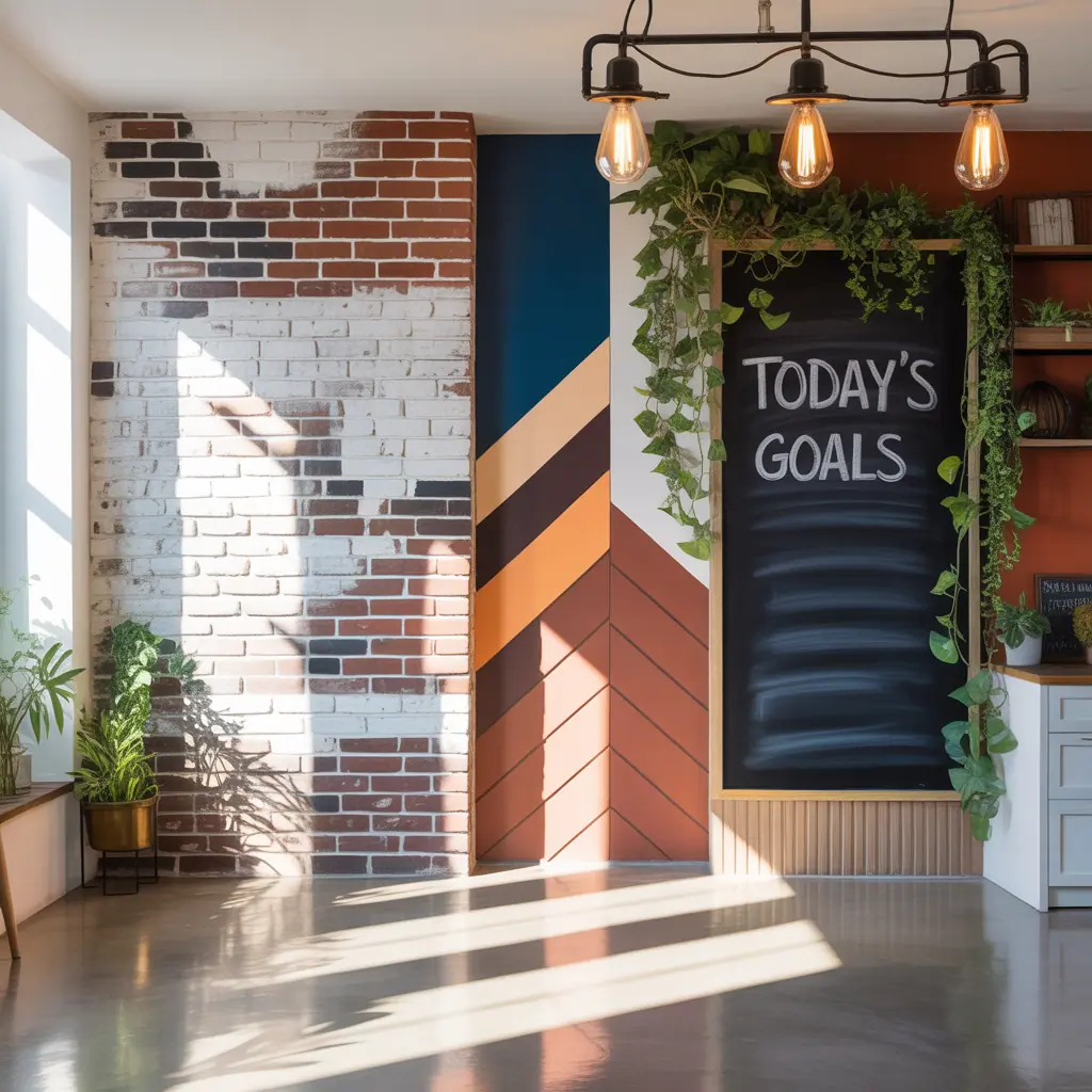 interior brick wall painting ideas