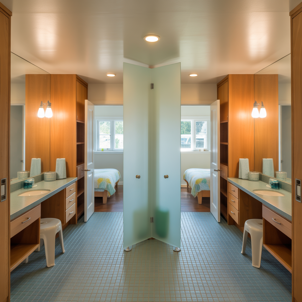 Jack And Jill Bathroom Ideas Layout