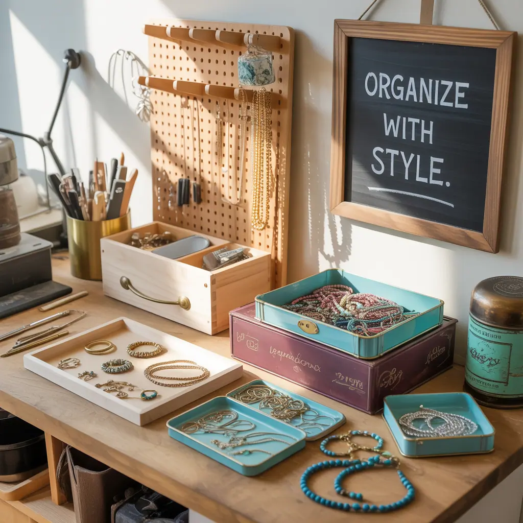 jewelry diy ideas for organizing