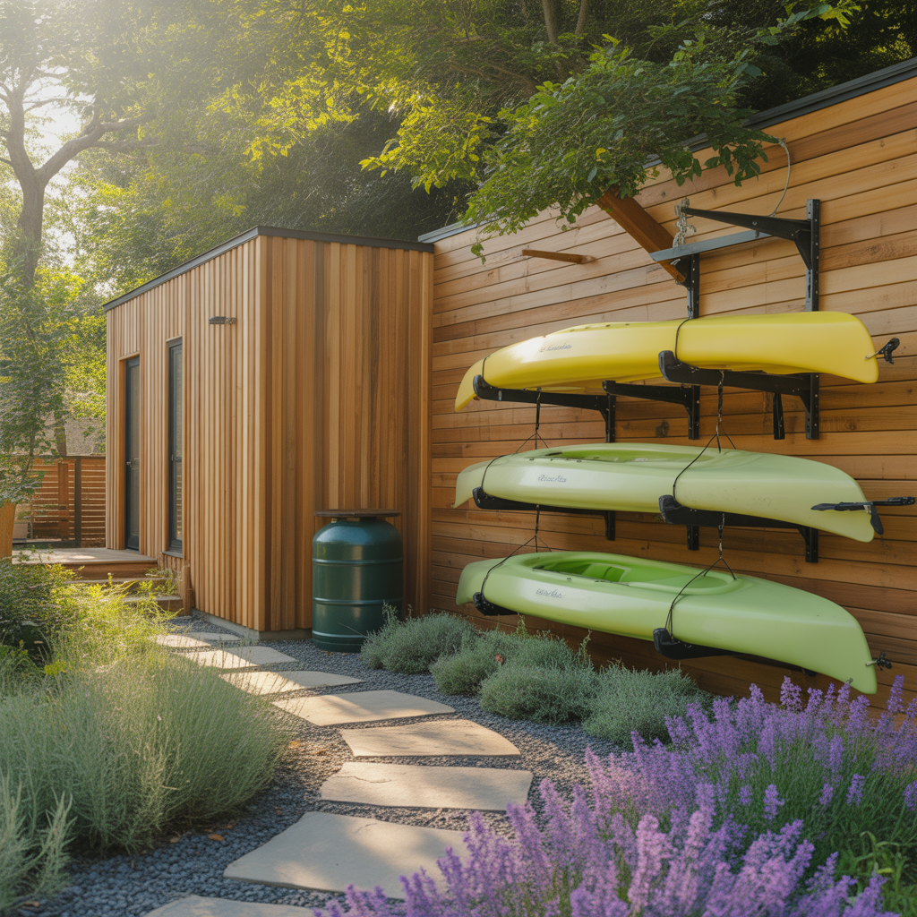kayak storage outside ideas
